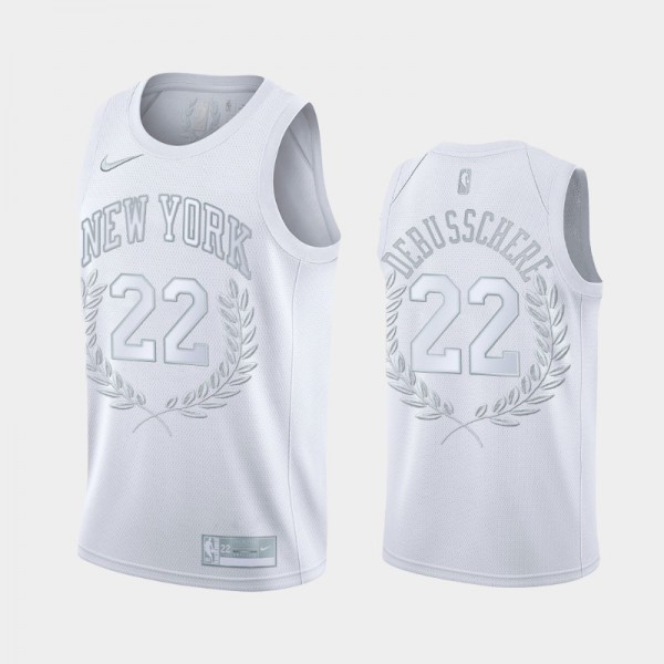 Dave DeBusschere New York Knicks #22 Men's Glory Awards Retired Number Glory Limited Jersey - White